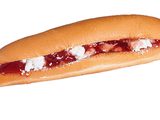 Cream And Jam Sandwich