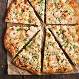 Shrimp pizza