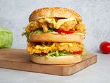 Double Chicken Burger Sandwich