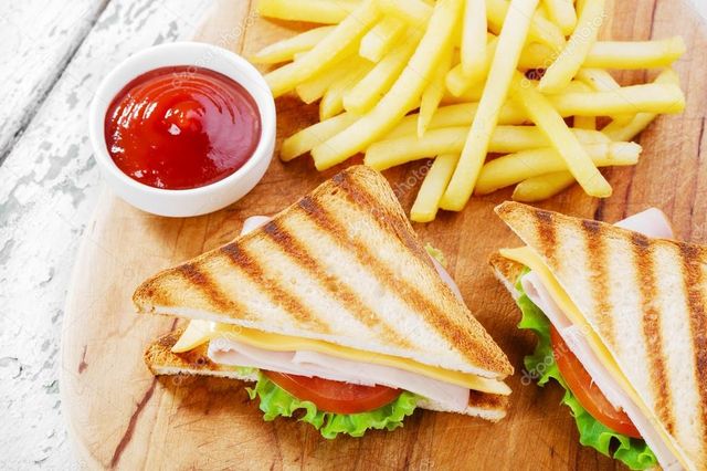 French Fries Sandwich