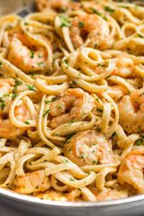 Medium shrimp pasta