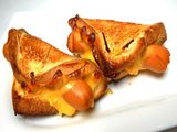 Hot Dog With Cheese Sandwich