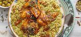 Half Chicken Mandi Biryani