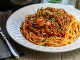 Minced Meat Spaghetti