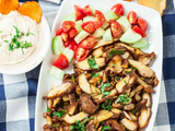 Chicken Shawarma Meal With Appetizers