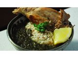 Half Rabbit With Molokhia Meal