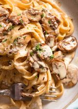 Mushroom With Red Sauce Pasta