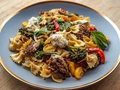 Oriental Sausage Pasta