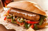 Oriental Sausage Sandwich