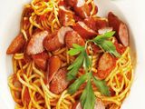 Oriental Sausage Spaghetti