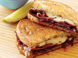 Pastrami With Mozzarella Cheese Sandwich