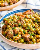 Peas With Meat Casserole