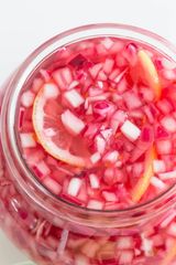 Pickled Onions And Lemon