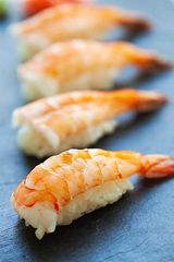 Raw Ebi Shrimp Sashimi