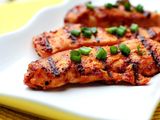 Chicken Breasts Strips With Peppercorn Sauce Meal