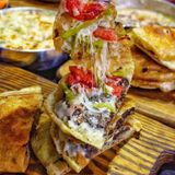 Meat With Oriental Sausage And Mozzarella Cheese Hawawshi