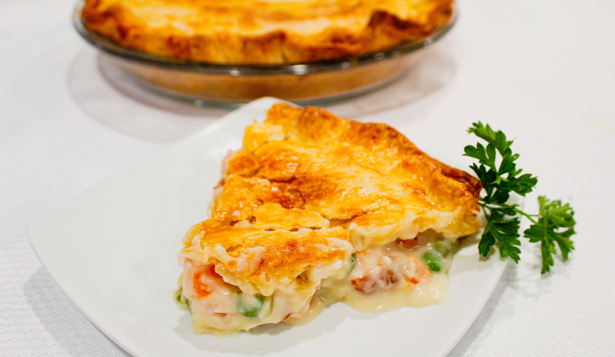 Smoked turkey pie