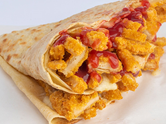 Chiken Pane Crepe With Chocolate Crepe Offer