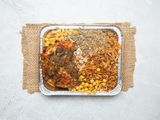 Mix Liver With Koshary Casserole