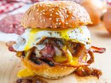 Beef Burger With Egg