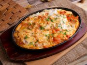 بيض مع بندورة