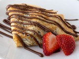 Nutella Chocolate With Strawberry Crepe