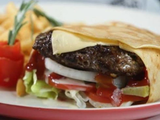 Beef Burger Crepe