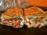 Mix Shish With Chicken Zinger Crepe
