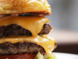 Fresh Beef Burger With Cheese Sandwich