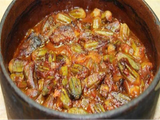Okra Casserole With Meat