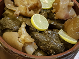 Vine Leaves With Knuckles Casserole