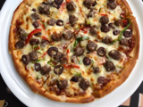Oriental Sausage Pizza