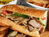 Chicken Shawerma In French Bread Sandwich