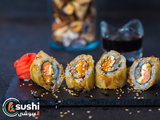 Spring Crunchy Salmon Roll