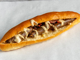 Grilled Oriental Sausage Sandwich
