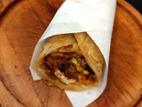 Baladi Liver Pie Wrap Sandwich
