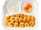 Rice With Fried Shrimp Meal