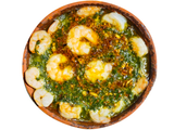 Molokhia with Shrimp
