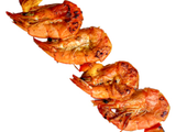 Shish Shrimp with Peel