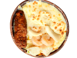 Seafood with Mozzarella Cheese Casserole