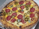 Spicy Salami Pizza