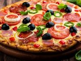 Salami Pizza