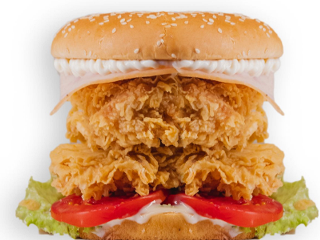 Metchicken Ranch Chicken Burger Sandwich