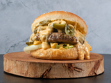 Cheese Beef Burger Sandwich