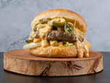 Jalapeno Beef Burger Sandwich
