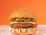 Beef Burger With Jalapeno Sandwich