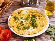 بيض بزيت الزيتون