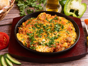 قلاية شكشوكة مع جبنة