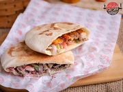 شاورما دجاج فلسطينية خبز الاجاويد
