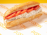 Feta With Tomatoes Sandwich